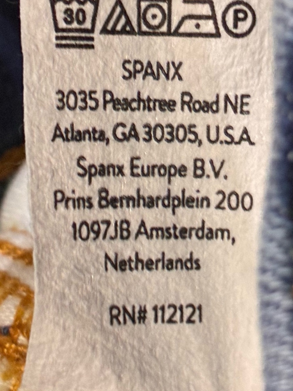 SPANX Vintage Indigo Wide Leg Stretch Denim Jeans Women’s M 31x31 EUC - Picture 12 of 14